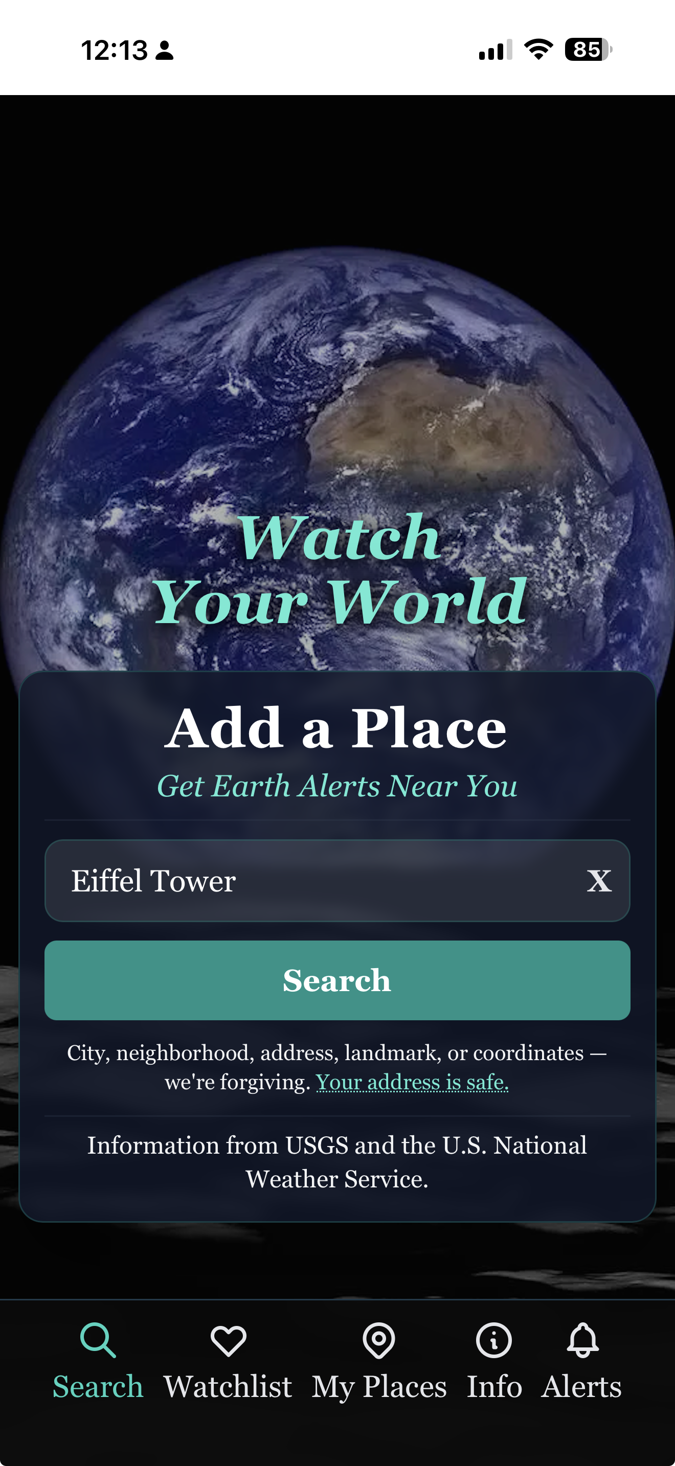 Earth Watch — Watch Your World
