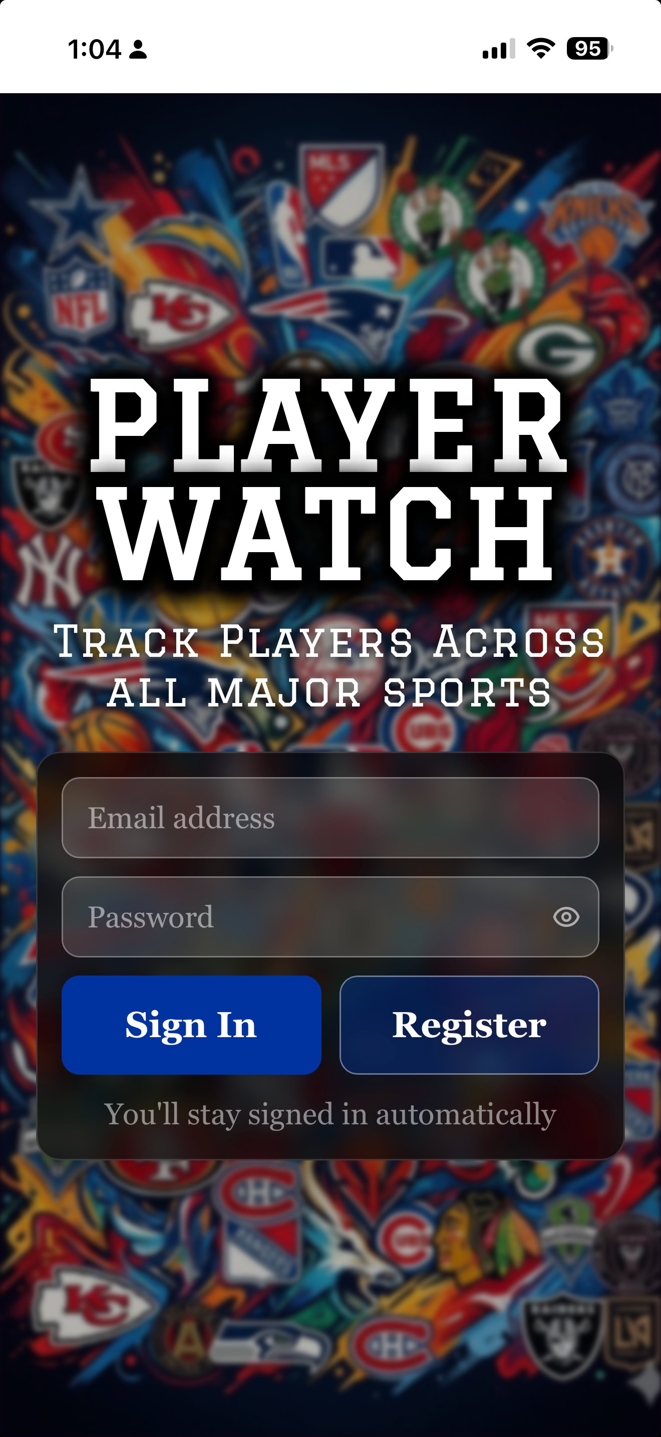 Player Watch — Sign in